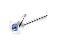Stone Set Straight Nose Stud NSKA-775